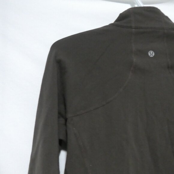 LULULEMON | medium | Brown Zip-Up Exercise - Fitness - Workout Jacket - Pockets - Picture 9 of 15